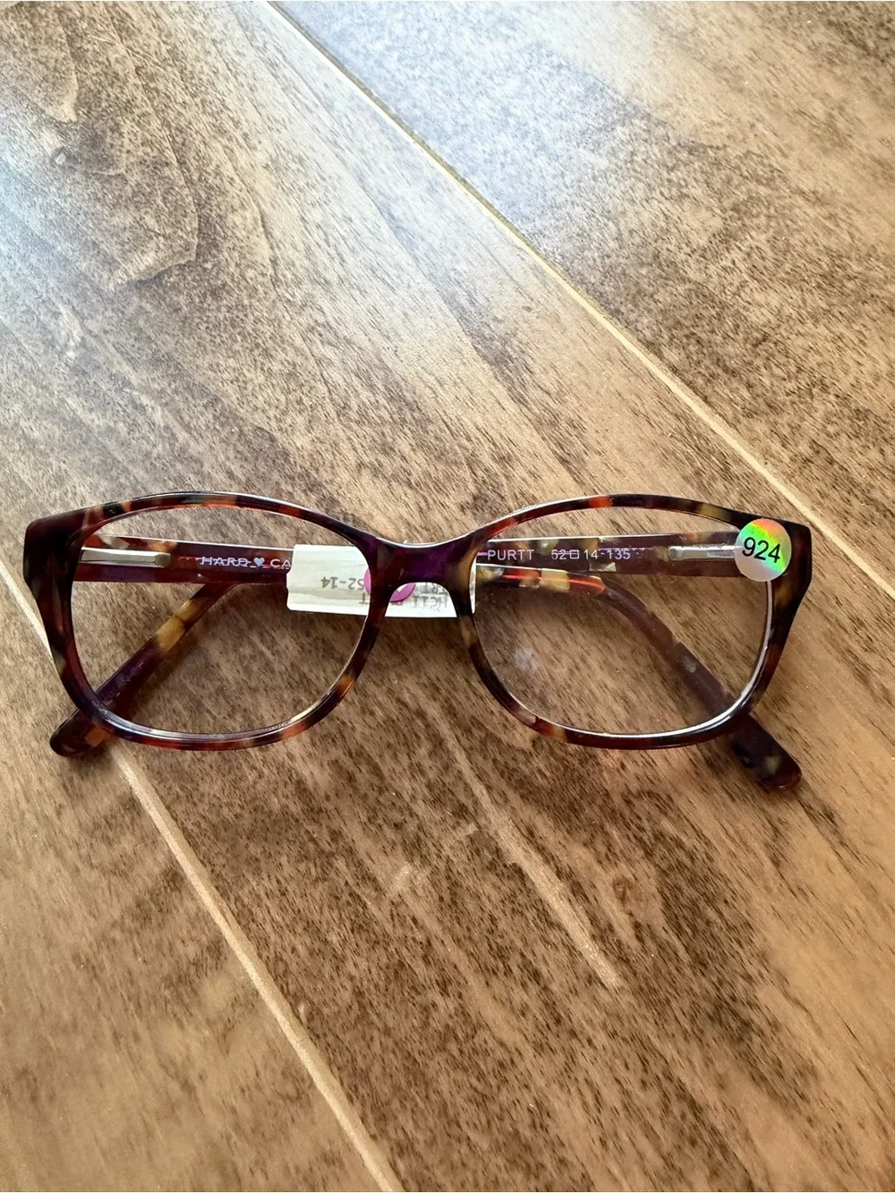 New - Hard Candy Women's Tortoiseshell Glasses - Brown Blend Frames